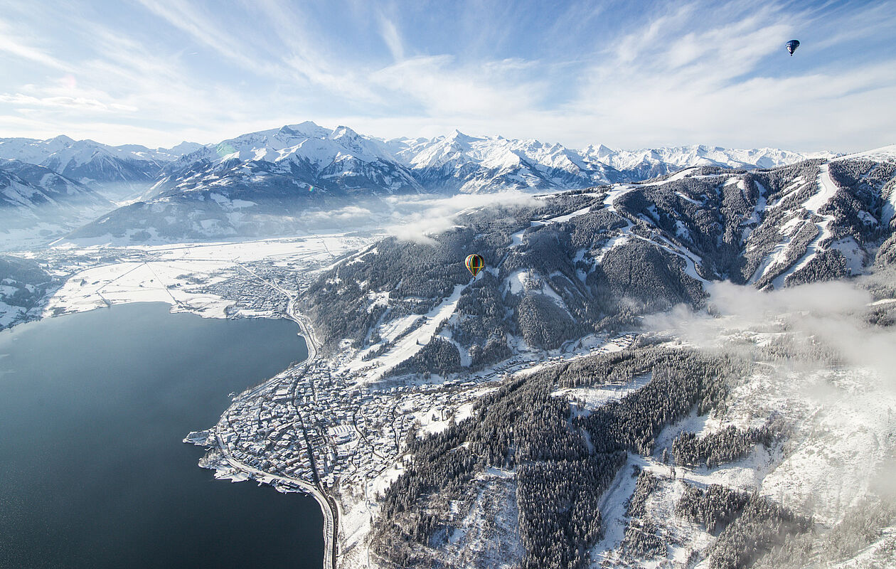 Ballonfahrt Winter Zell am See / Salzburgerland