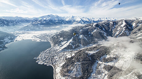 Ballonfahrt Winter Zell am See / Salzburgerland